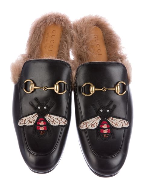 gucci princeton slipper|gucci princetown striped slippers.